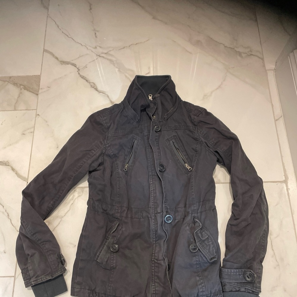 Aeropostale Dark Gray Utility Jacket